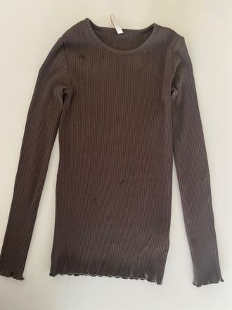 Hnede basic tricko pompdelux, pompdelux,140