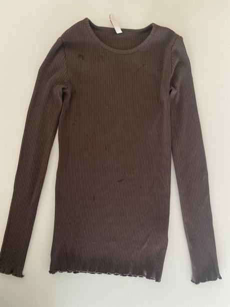 Hnede basic tricko pompdelux, pompdelux,140