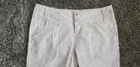 Pásikavé letné nohavice 38-40, bonprix,36