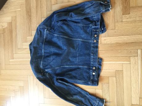 Rifľová bunda, h&m,176