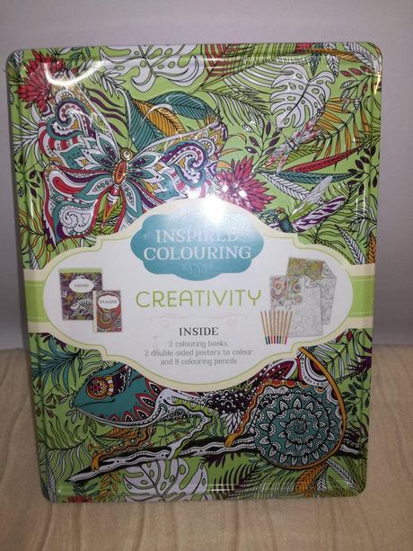 Inspired colouring creativity tin, 