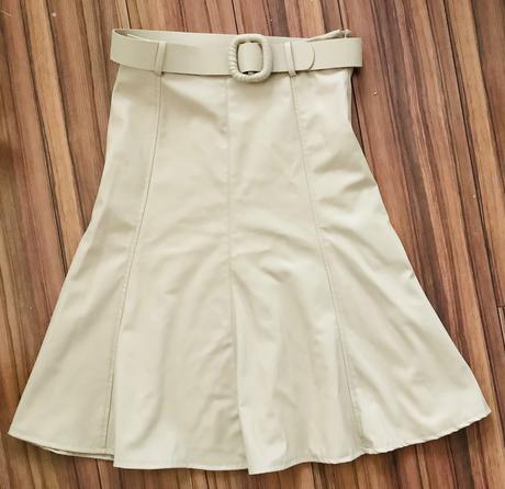 Krasna elegantna sukna zara z ekokoze, zara,xs