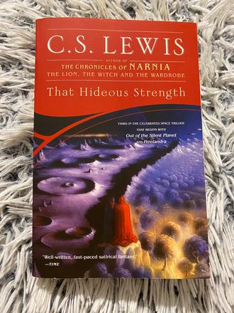 C.s. lewis that hideous strength space trilogy,b,