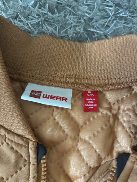 Perforovane nohavice a bunda pre chlapca, lego,110