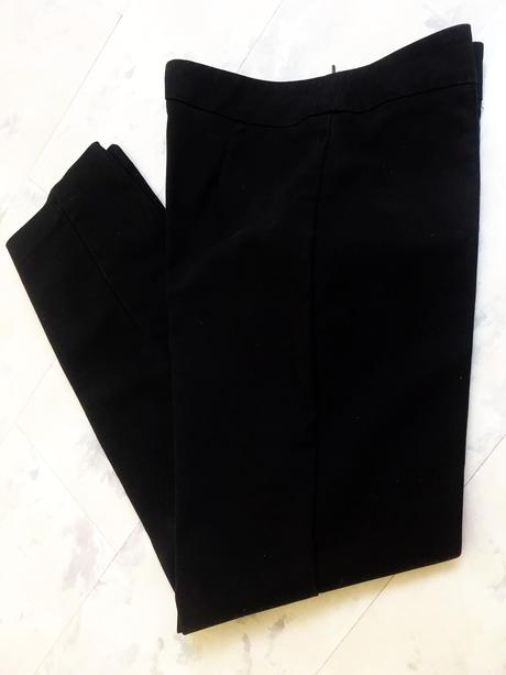 Luxusné cigaretové nohavice na puky, mango,34