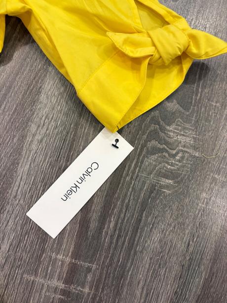 Calvin klein krasne žlte letné šaty s, calvin klein,s