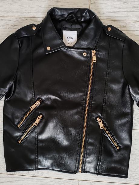 Predám koženkovú bundu č. 140, sinsay,140