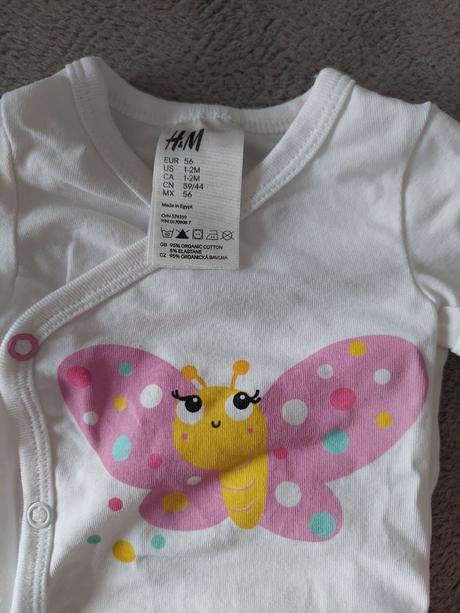 Dievčenské teplaky a body, h&m,56