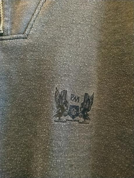 Pánska tmavo sivá mikina s golierom, pro man, xxl, xxl