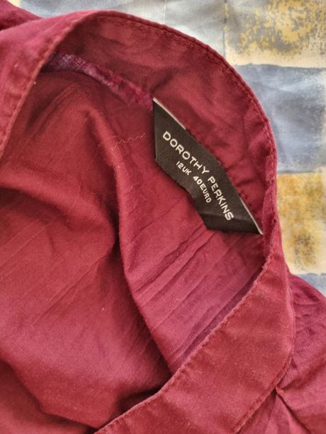 Bordová blúzka dorothy perkins 40, dorothy perkins,40