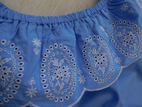 Šaty bavlnené s krajkou 36/38v,, 36