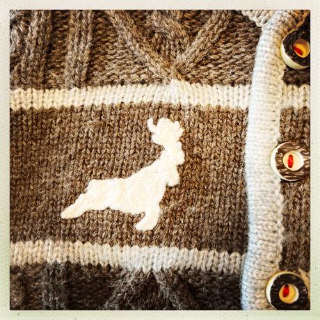 Vlnený zimný svetrík, 68