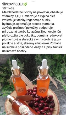 Šípkový olej 50ml,