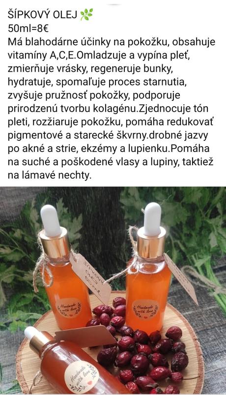 Šípkový olej 50ml, 