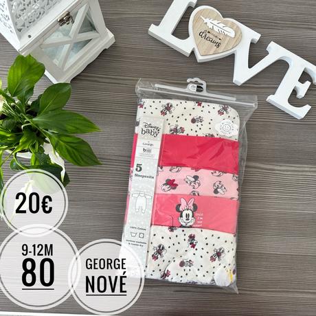 Overalové pyžamká, george,62 / 68 / 74 / 80