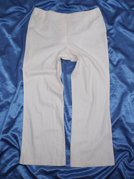 Kvalitné ľanové nohavice, 48