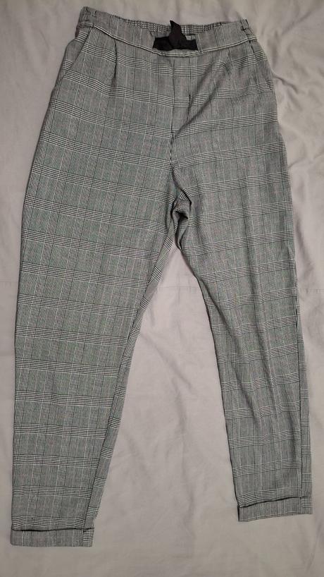 Dievčenské kárované nohavice, h&m,164