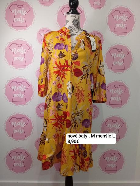 Nové šaty s viazaním, l / m