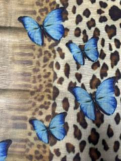 Krásne tričko s motýľmi zn. gaudi jeans originál, gaudi,m