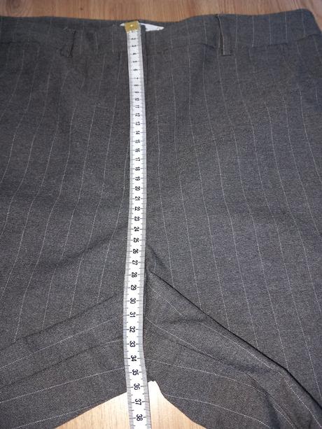 Sivé široké pásikavé nohavice reserved 40/42/l, reserved,l