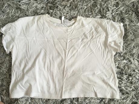 Oversized croptop, h&m,s