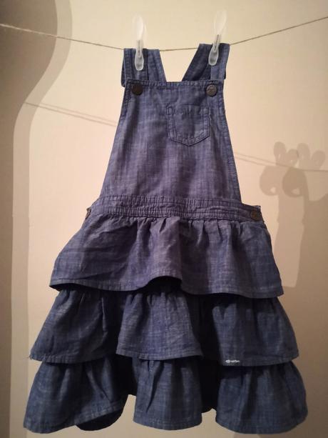 Sukňa na traky, h&m,122