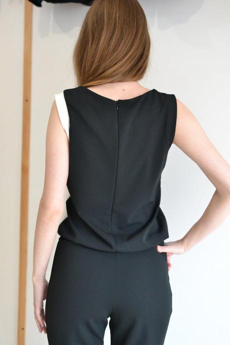 Čierno-biely overal s, s