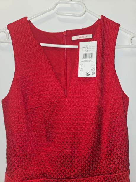 Nové šaty červené elegantné orsay, orsay,s