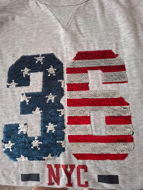 2xseda zateplena mikina, h&m,158