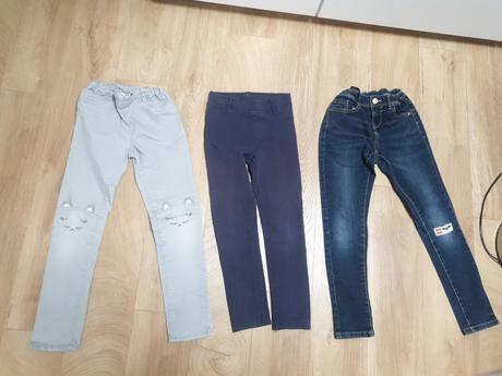 3x dzeginy 128 cena spolu, h&m,128