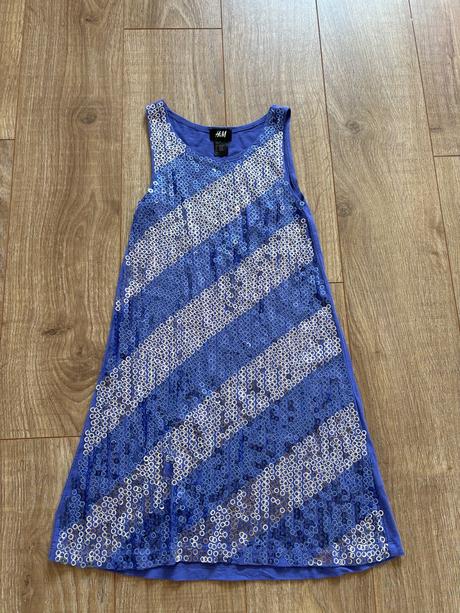 Flitrove saty, h&m,134