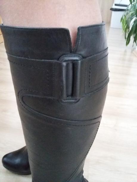 Koženné čižmy veľ.37, 37