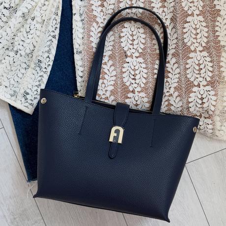 Furla shopper medium tmavomodrá, originál, furla