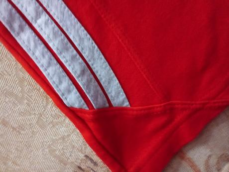 Červene tričko, adidas,s