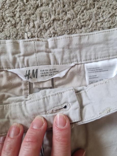 Elegantné šortky, h&m,134