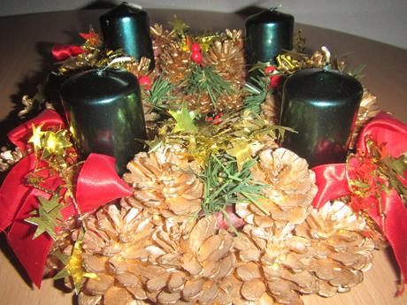 Adventny vianocny veniec ,