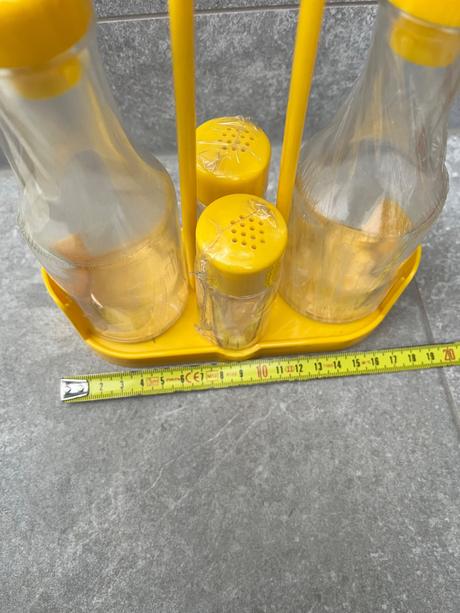 Súprava na olej, ocot, soľ a korenie, 