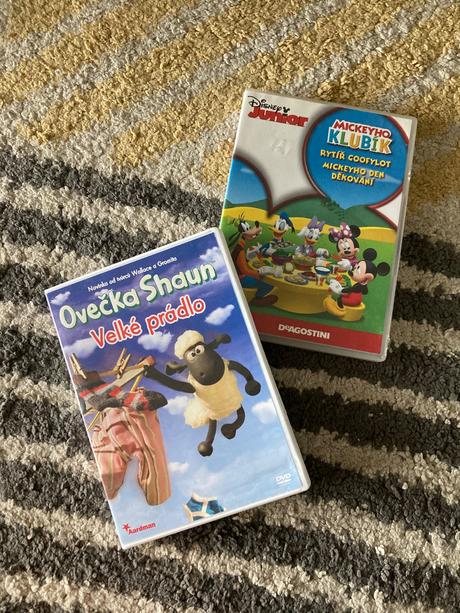 Dvd ovečka shaun velké prádlo, mickeyho klubík, 