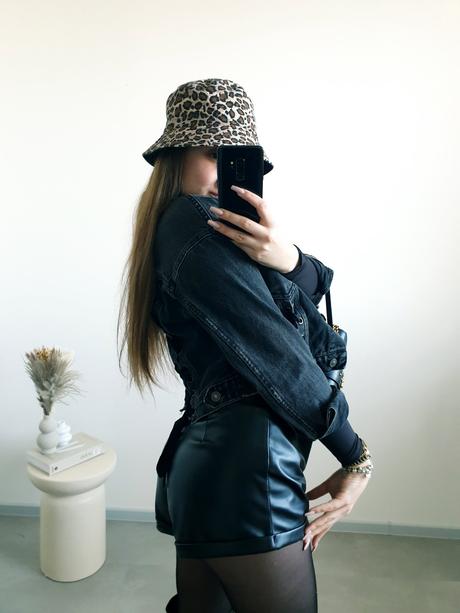 Rifľová bunda so šnurovaním xs, bershka,xs