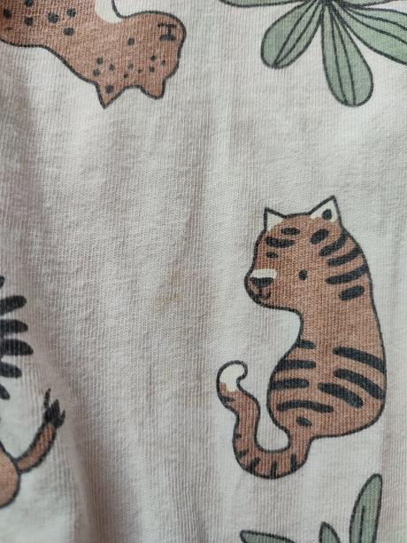 Sada troch pyžamkových overalov na zips, h&m,92