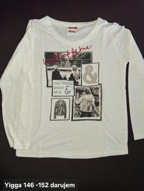 Dievčenské tričká s dlhým rukávom., 164