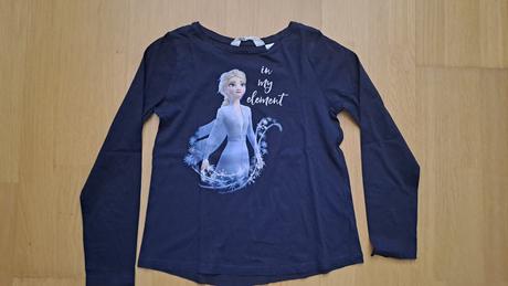 Tričká frozen 2 (2ks - anna a elsa), h&m,134