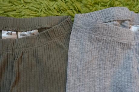 Legíny vrúbkované, h&m,104