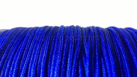 Shamballa šnúrka nylonová 1,5 mm kráľovská modrá, 