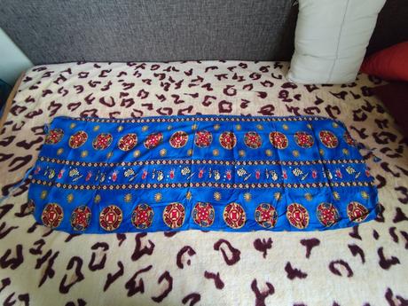 Ľahká sukňa na plavky na uviazanie, dĺžka 45 cm, o, 