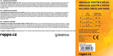 Rappa kostým morská panna,