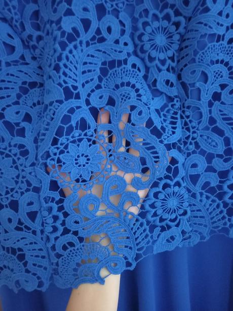 Kráľovsky modré šaty č.40, 40