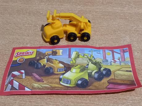 Kinder hračka dv032 auto žeriav,