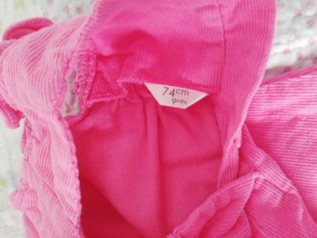 Mencestrove šaty 74cm, 74