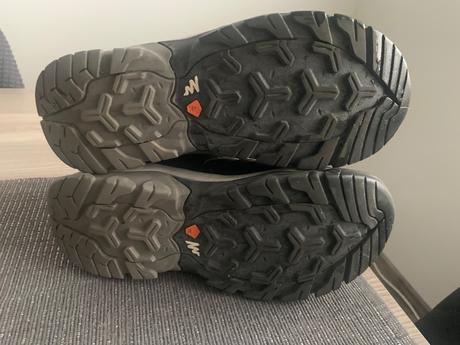 Detská nepremokavá turistická obuv crossrock so šn, quechua,36